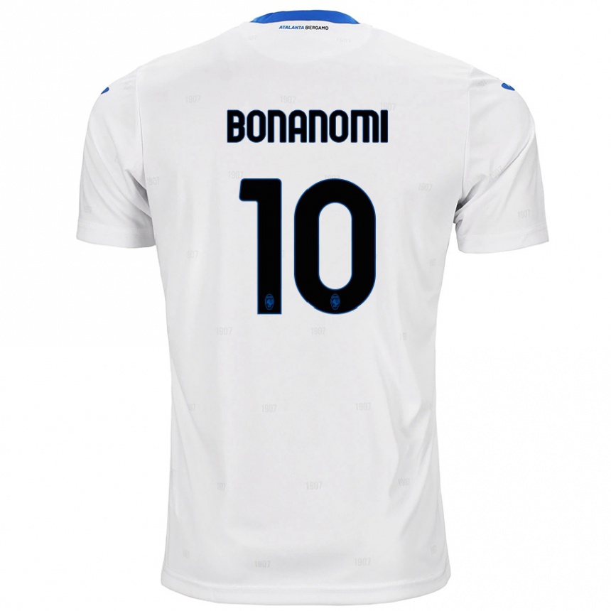 Niño Fútbol Camiseta Andrea Bonanomi #10 Blanco 2ª Equipación 2024/25