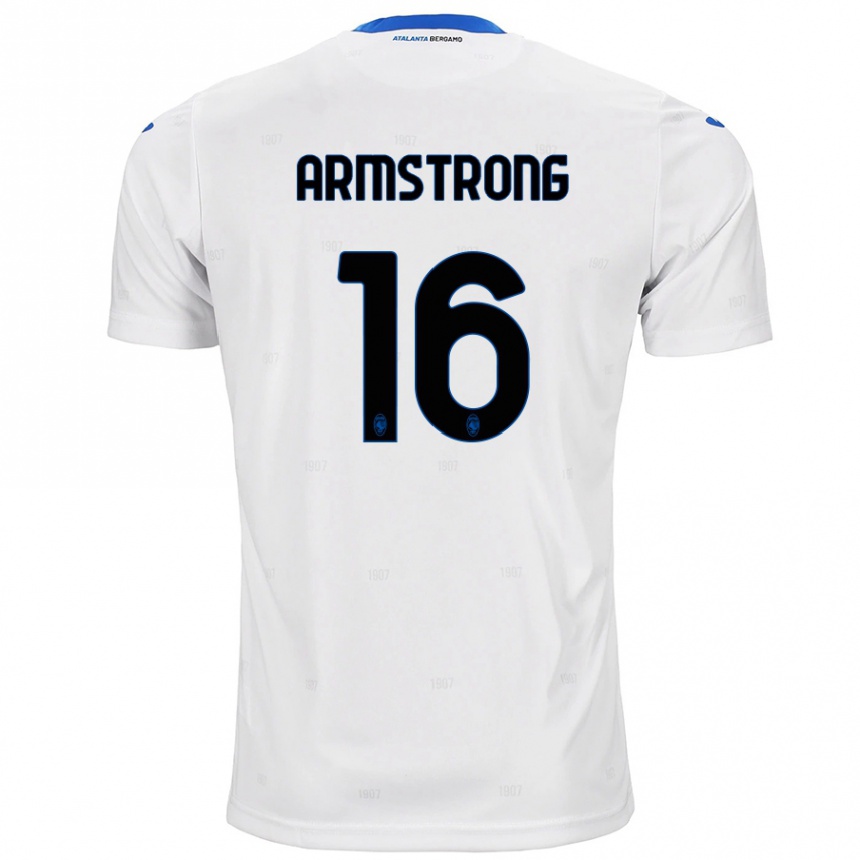 Niño Fútbol Camiseta Daniel Armstrong #16 Blanco 2ª Equipación 2024/25