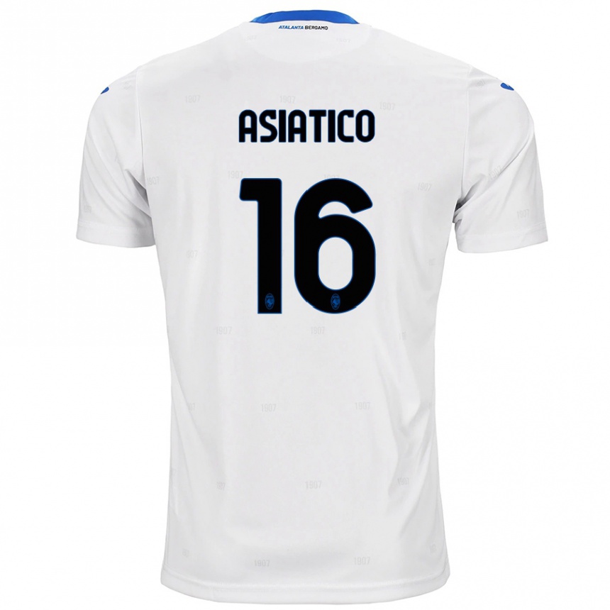 Niño Fútbol Camiseta Pietro Asiatico #16 Blanco 2ª Equipación 2024/25