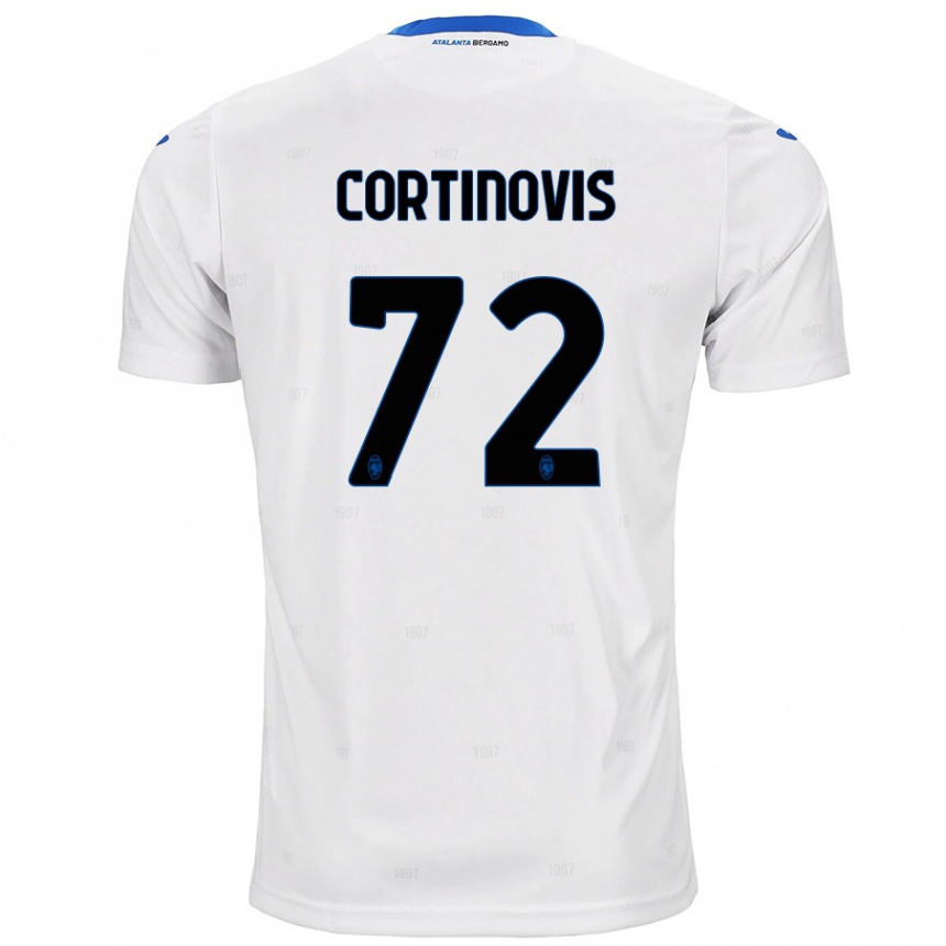 Niño Fútbol Camiseta Alessandro Cortinovis #72 Blanco 2ª Equipación 2024/25