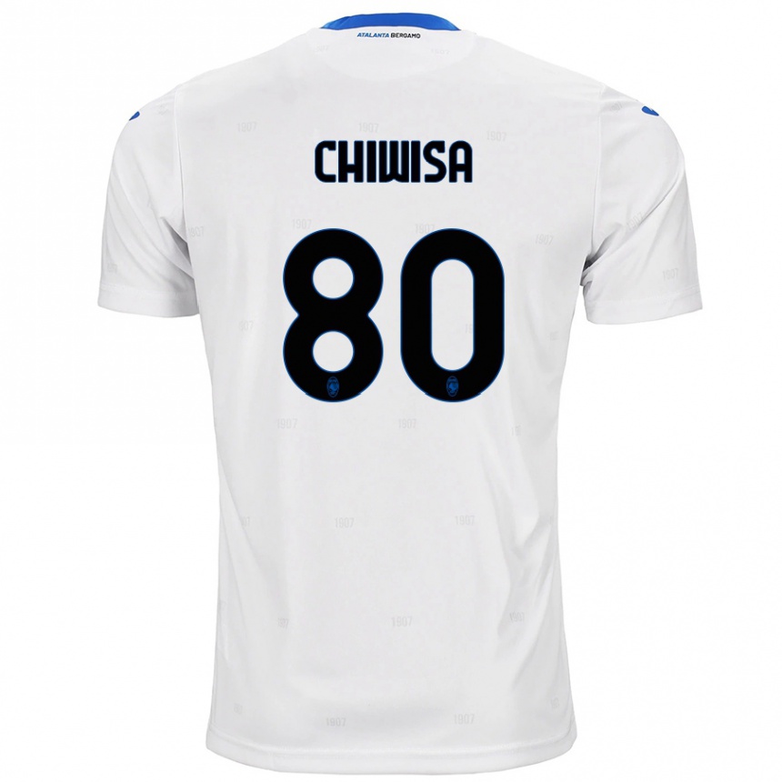 Niño Fútbol Camiseta Mannah Chiwisa #80 Blanco 2ª Equipación 2024/25