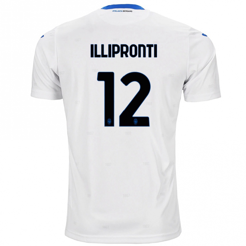 Niño Fútbol Camiseta Filippo Illipronti #12 Blanco 2ª Equipación 2024/25