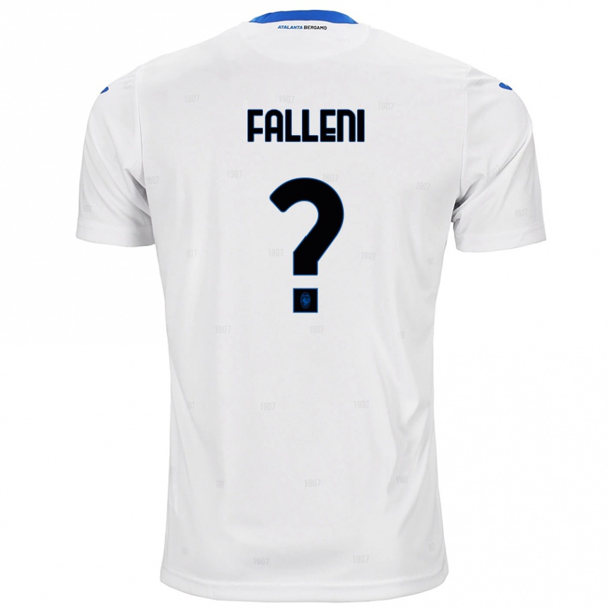 Niño Fútbol Camiseta Alessandro Falleni #0 Blanco 2ª Equipación 2024/25