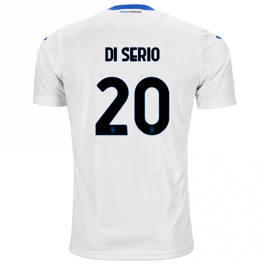 Niño Fútbol Camiseta Giuseppe Di Serio #20 Blanco 2ª Equipación 2024/25