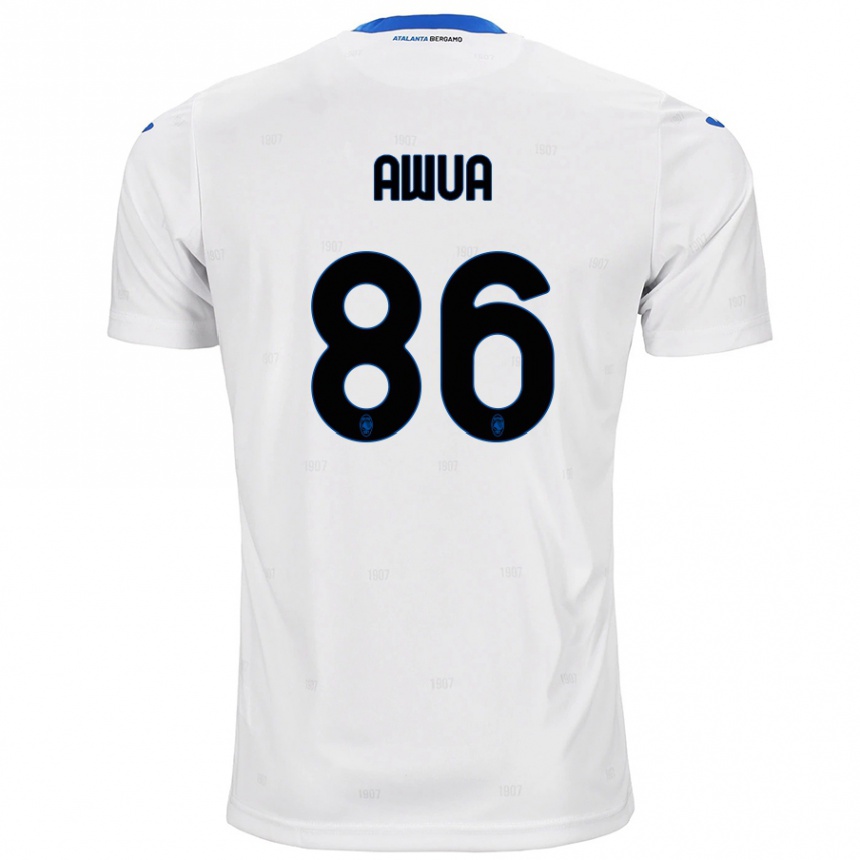 Niño Fútbol Camiseta Theophilus Awua #86 Blanco 2ª Equipación 2024/25