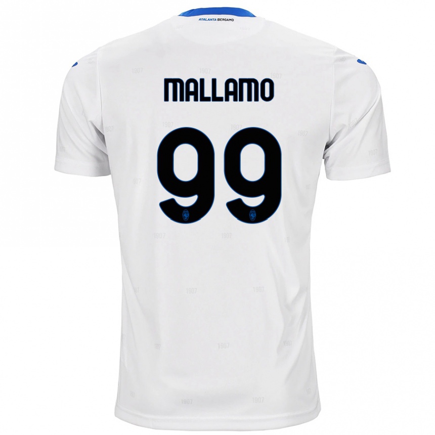 Niño Fútbol Camiseta Alessandro Mallamo #99 Blanco 2ª Equipación 2024/25