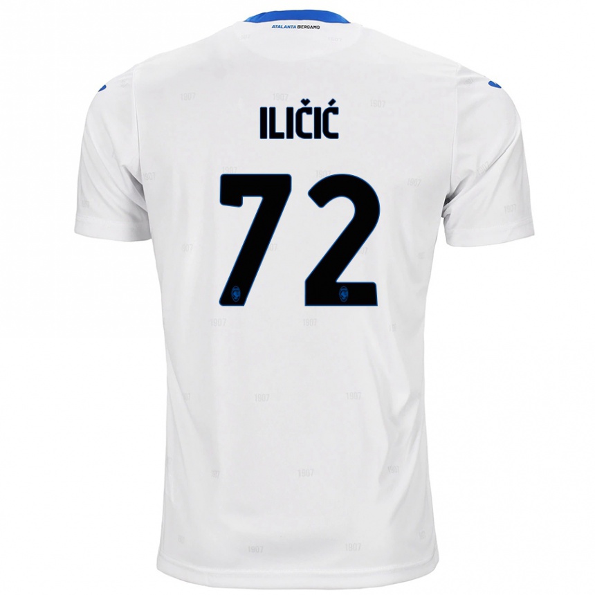 Niño Fútbol Camiseta Josip Ilicic #72 Blanco 2ª Equipación 2024/25