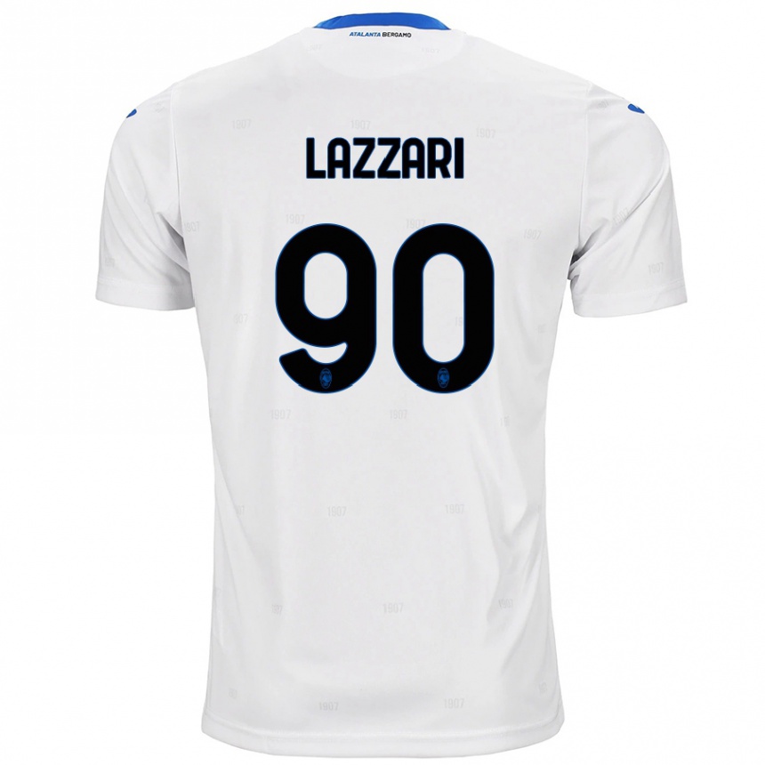 Niño Fútbol Camiseta Ilaria Lazzari #90 Blanco 2ª Equipación 2024/25