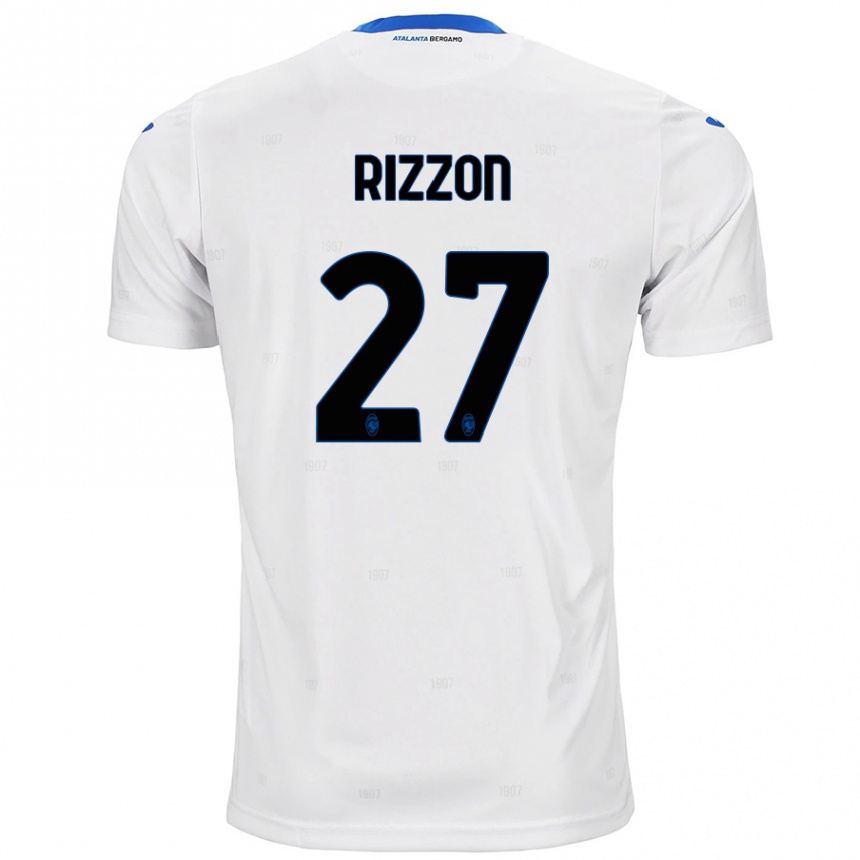 Niño Fútbol Camiseta Giulia Rizzon #27 Blanco 2ª Equipación 2024/25