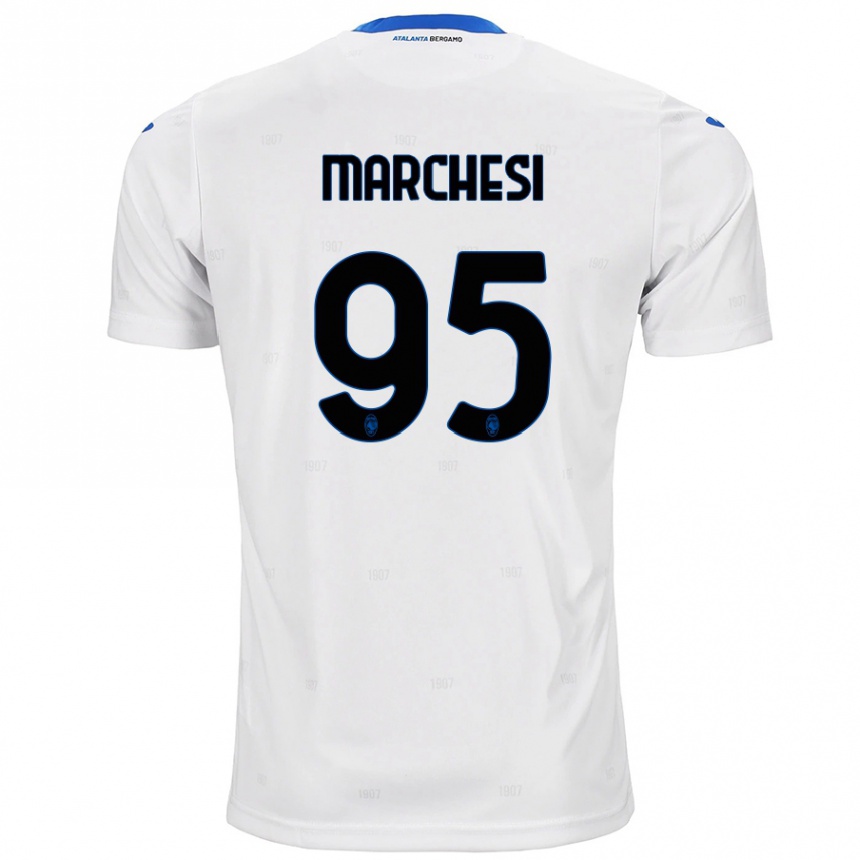 Niño Fútbol Camiseta Silvia Marchesi #95 Blanco 2ª Equipación 2024/25