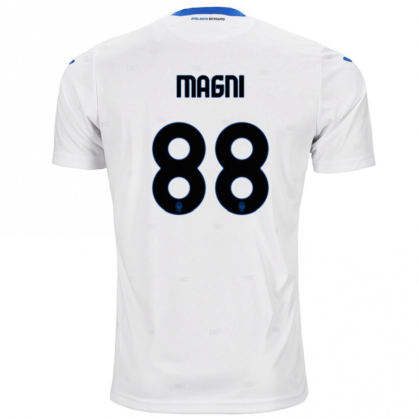 Niño Fútbol Camiseta Gloria Magni #88 Blanco 2ª Equipación 2024/25