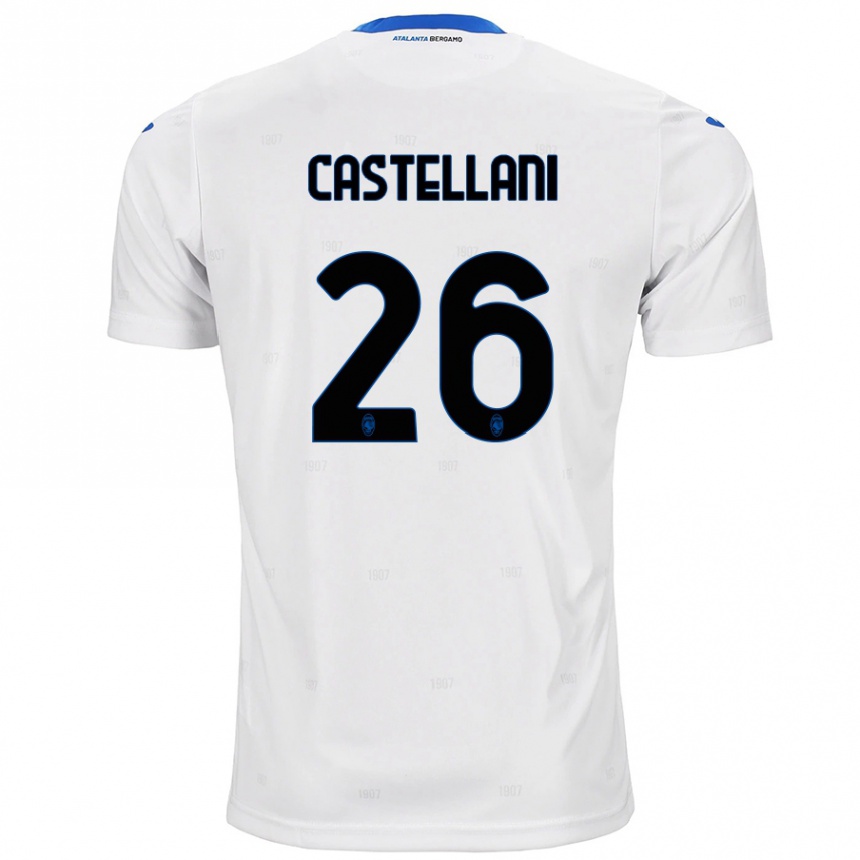 Niño Fútbol Camiseta Eleonora Castellani #26 Blanco 2ª Equipación 2024/25