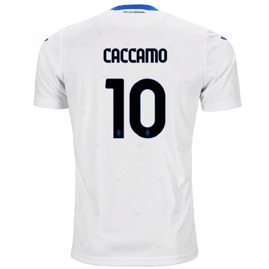 Niño Fútbol Camiseta Patrizia Caccamo #10 Blanco 2ª Equipación 2024/25