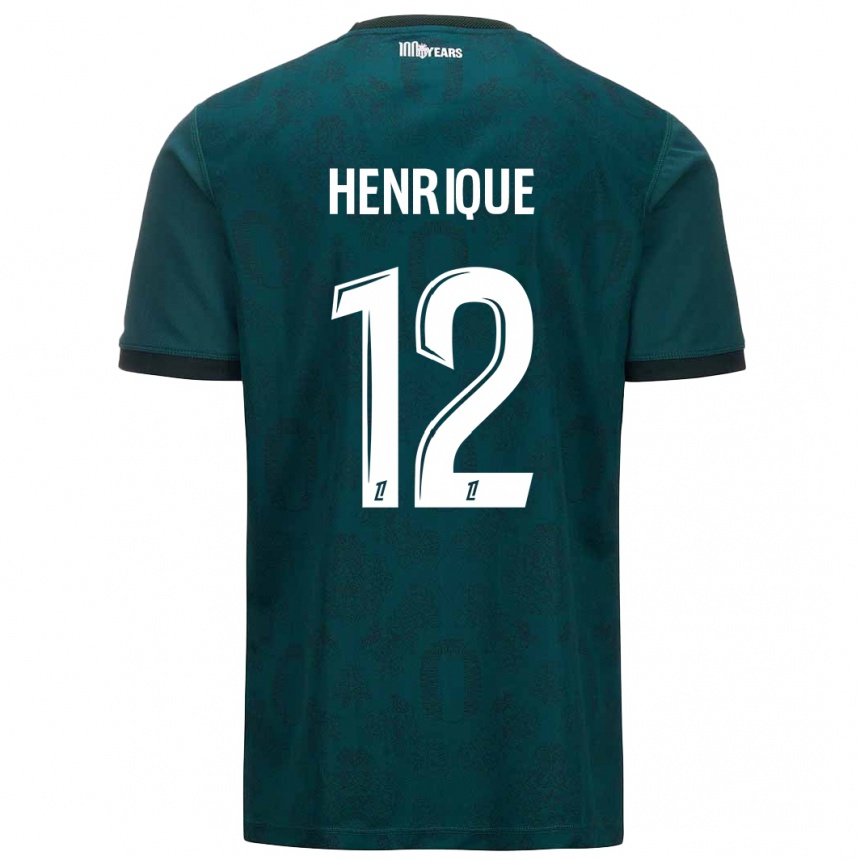 Niño Fútbol Camiseta Caio Henrique #12 Verde Oscuro 2ª Equipación 2024/25