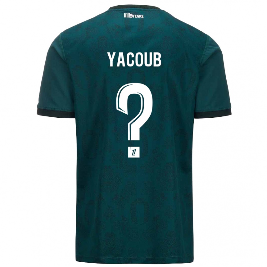 Niño Fútbol Camiseta Béchir Yacoub #0 Verde Oscuro 2ª Equipación 2024/25