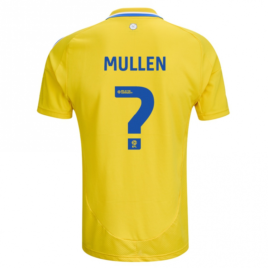 Niño Fútbol Camiseta Jeremiah Chilokoa-Mullen #0 Amarillo Azul 2ª Equipación 2024/25