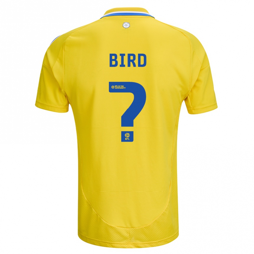 Niño Fútbol Camiseta Coban Bird #0 Amarillo Azul 2ª Equipación 2024/25