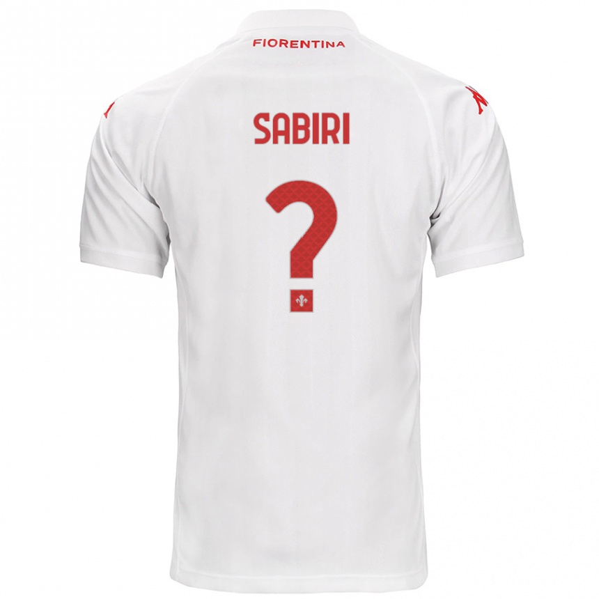 Niño Fútbol Camiseta Abdelhamid Sabiri #0 Blanco 2ª Equipación 2024/25