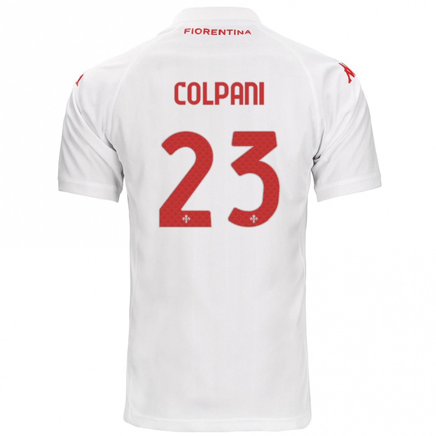 Niño Fútbol Camiseta Andrea Colpani #23 Blanco 2ª Equipación 2024/25