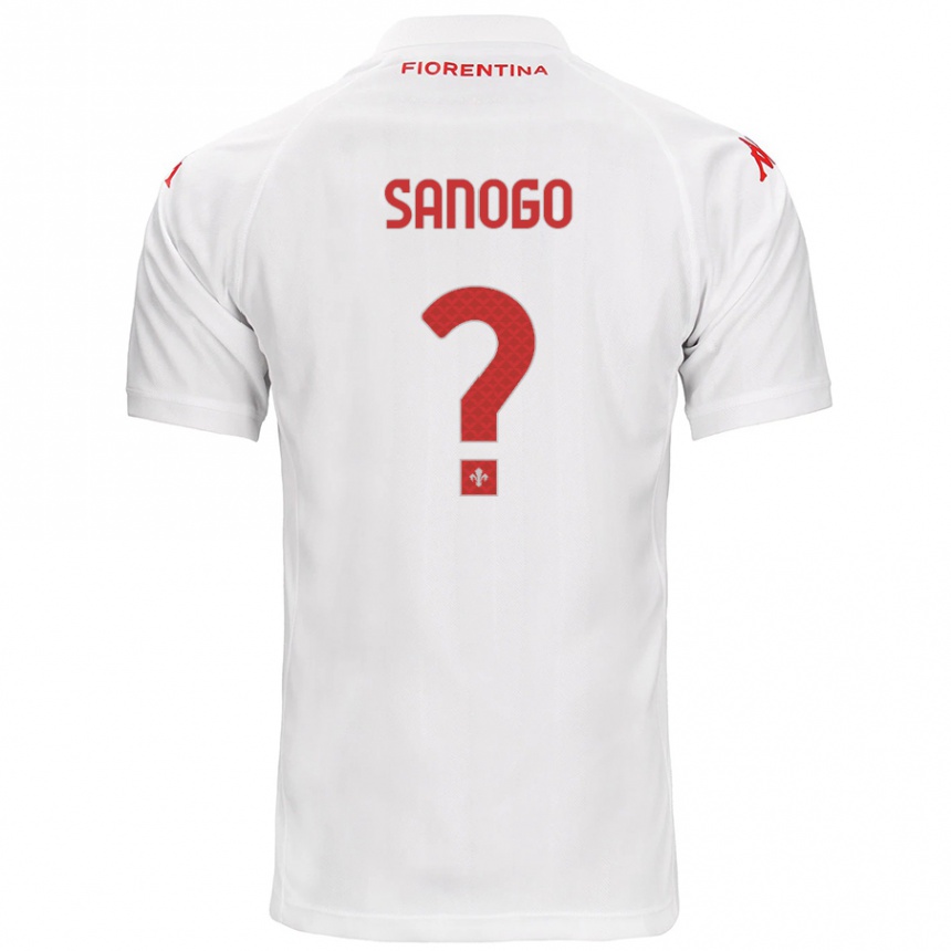 Niño Fútbol Camiseta Bassidy Sanogo #0 Blanco 2ª Equipación 2024/25