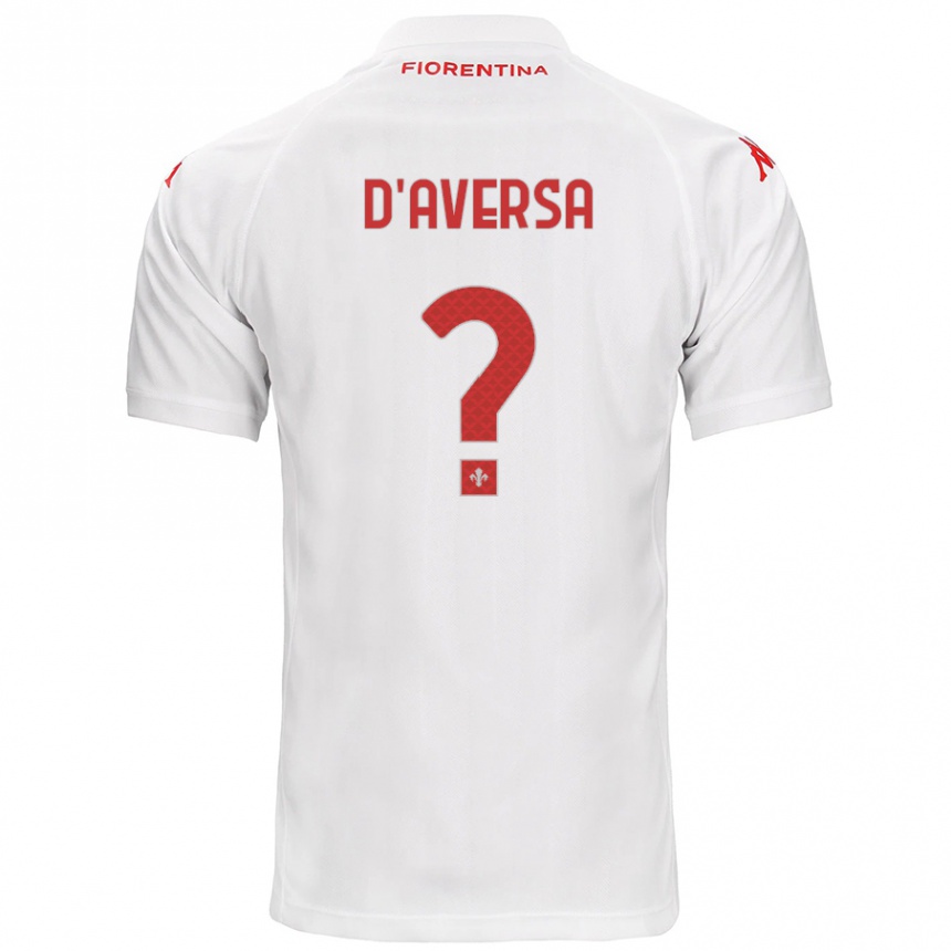 Niño Fútbol Camiseta Simone D'aversa #0 Blanco 2ª Equipación 2024/25