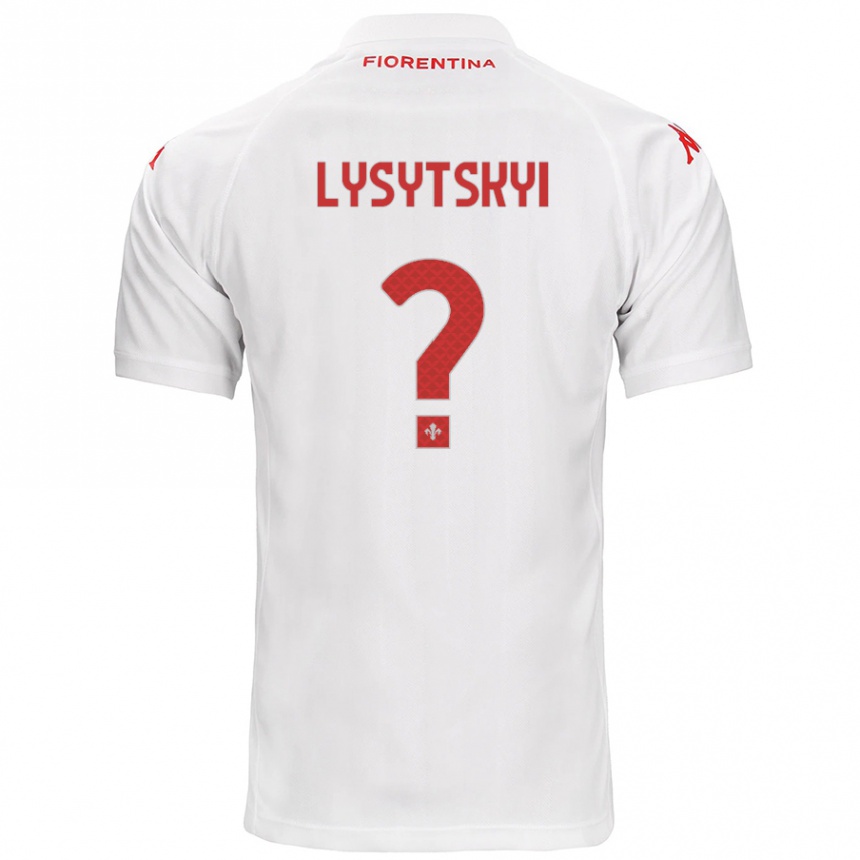 Niño Fútbol Camiseta Andriy Lysytskyi #0 Blanco 2ª Equipación 2024/25