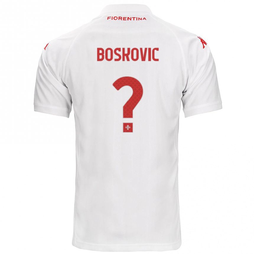 Niño Fútbol Camiseta Matko Boskovic #0 Blanco 2ª Equipación 2024/25