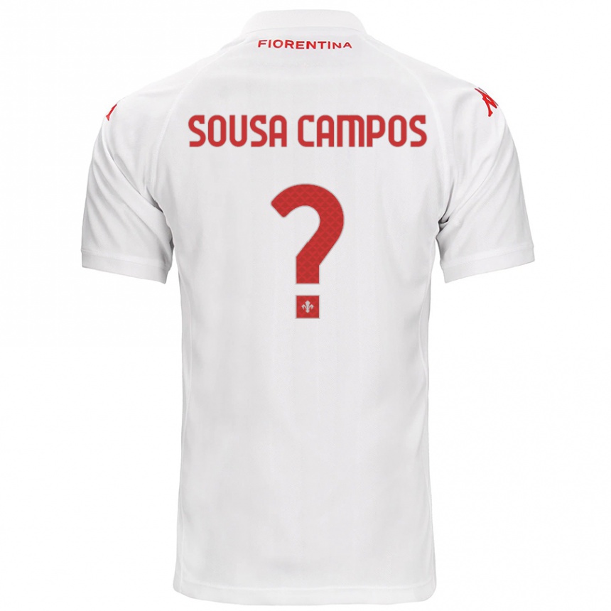 Niño Fútbol Camiseta Matteo Sousa Campos #0 Blanco 2ª Equipación 2024/25