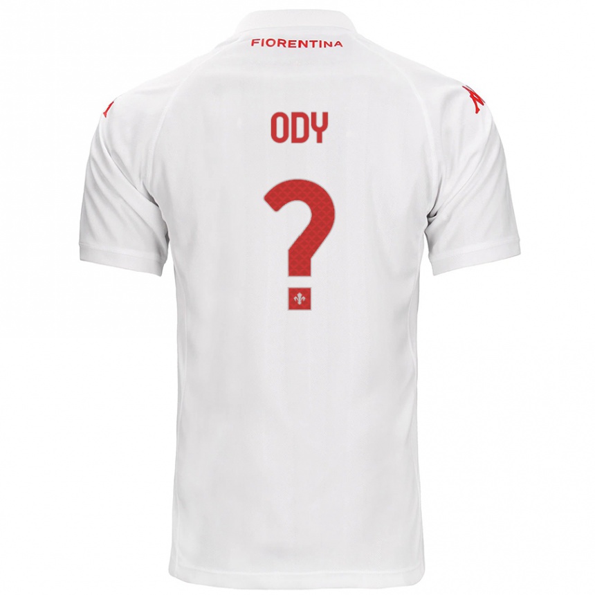 Niño Fútbol Camiseta Edwin Ody #0 Blanco 2ª Equipación 2024/25