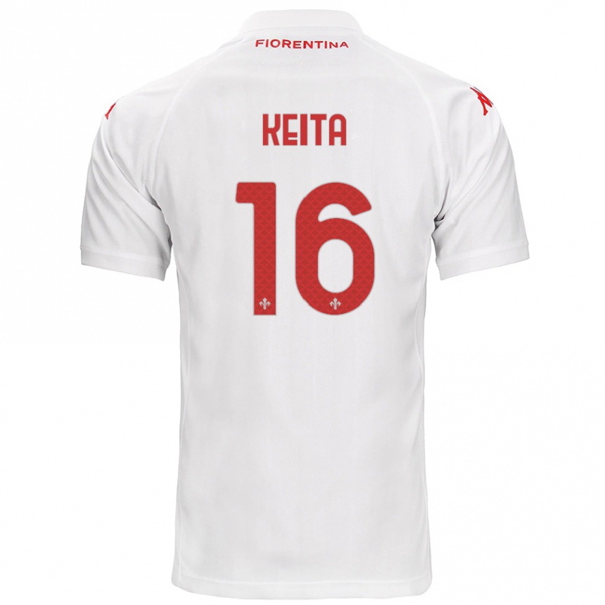 Niño Fútbol Camiseta Bala Keita #16 Blanco 2ª Equipación 2024/25