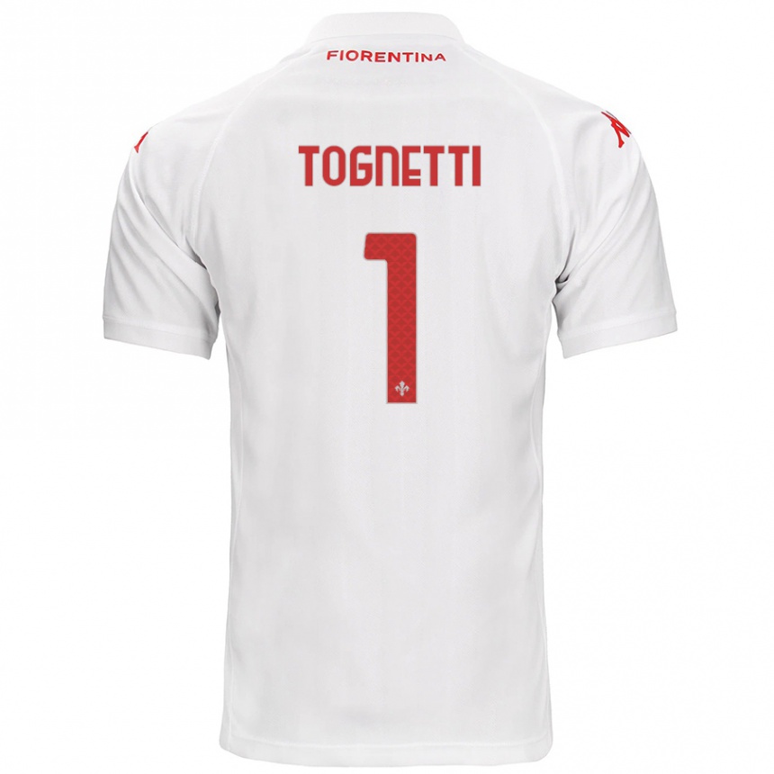 Niño Fútbol Camiseta Laerte Tognetti #1 Blanco 2ª Equipación 2024/25