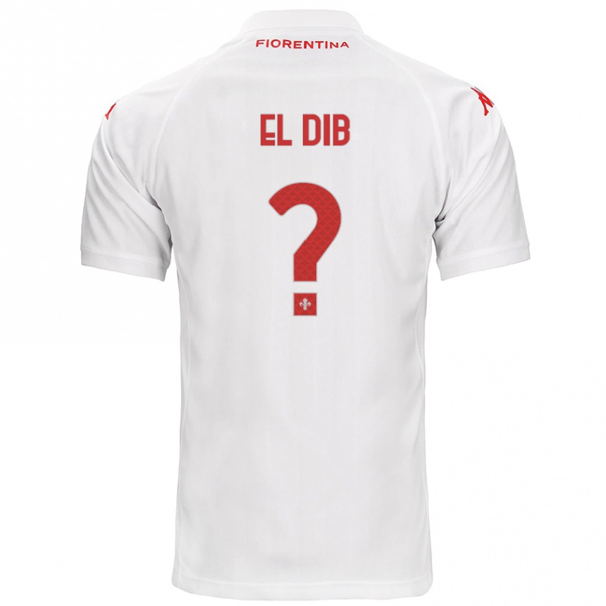 Niño Fútbol Camiseta Karim El Dib #0 Blanco 2ª Equipación 2024/25