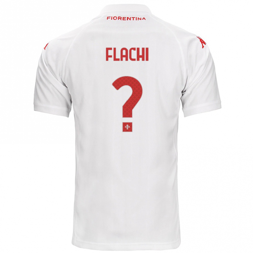 Niño Fútbol Camiseta Tommaso Flachi #0 Blanco 2ª Equipación 2024/25