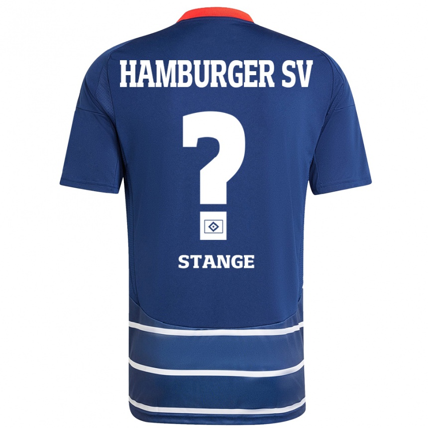 Niño Fútbol Camiseta Tobias Stange #0 Azul Oscuro 2ª Equipación 2024/25