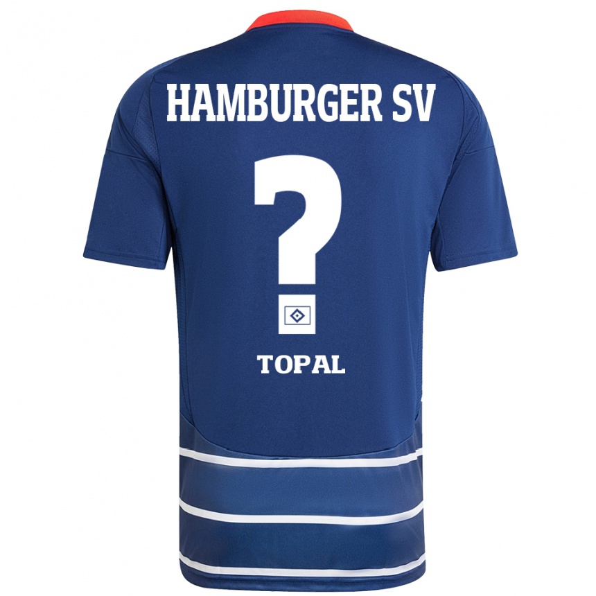 Niño Fútbol Camiseta Murat Topal #0 Azul Oscuro 2ª Equipación 2024/25