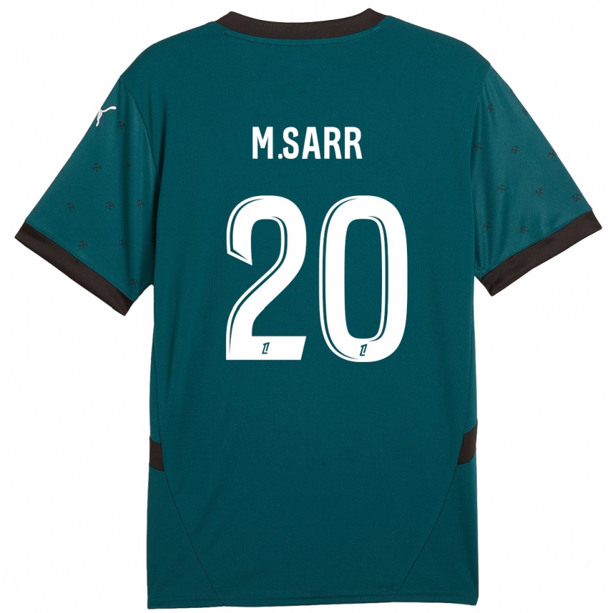 Niño Fútbol Camiseta Malang Sarr #20 Verde Oscuro 2ª Equipación 2024/25