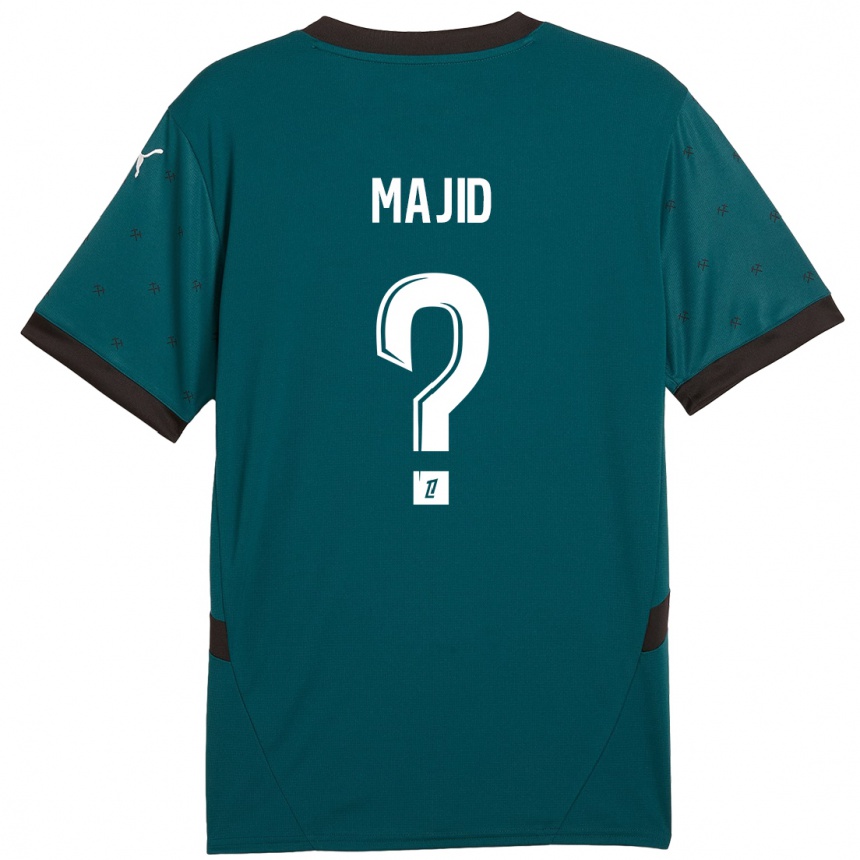 Niño Fútbol Camiseta Ahmed Majid #0 Verde Oscuro 2ª Equipación 2024/25