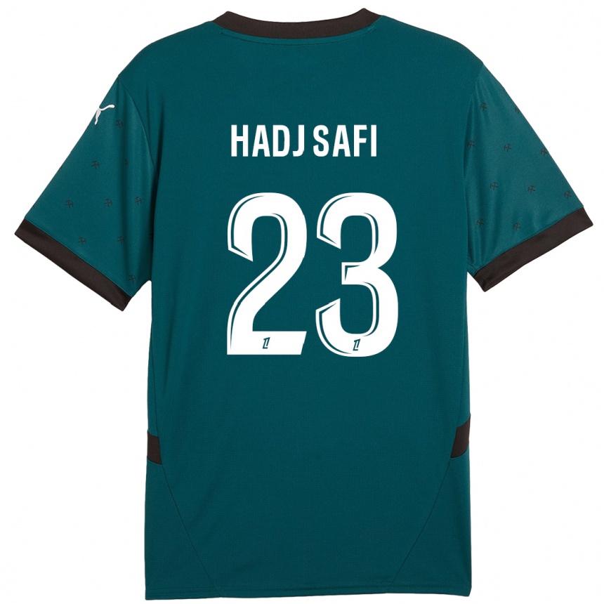 Niño Fútbol Camiseta Souhina Hadj Safi #23 Verde Oscuro 2ª Equipación 2024/25