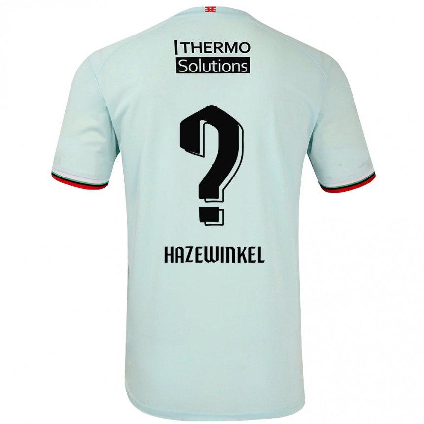 Niño Fútbol Camiseta Ruben Hazewinkel #0 Verde Claro 2ª Equipación 2024/25