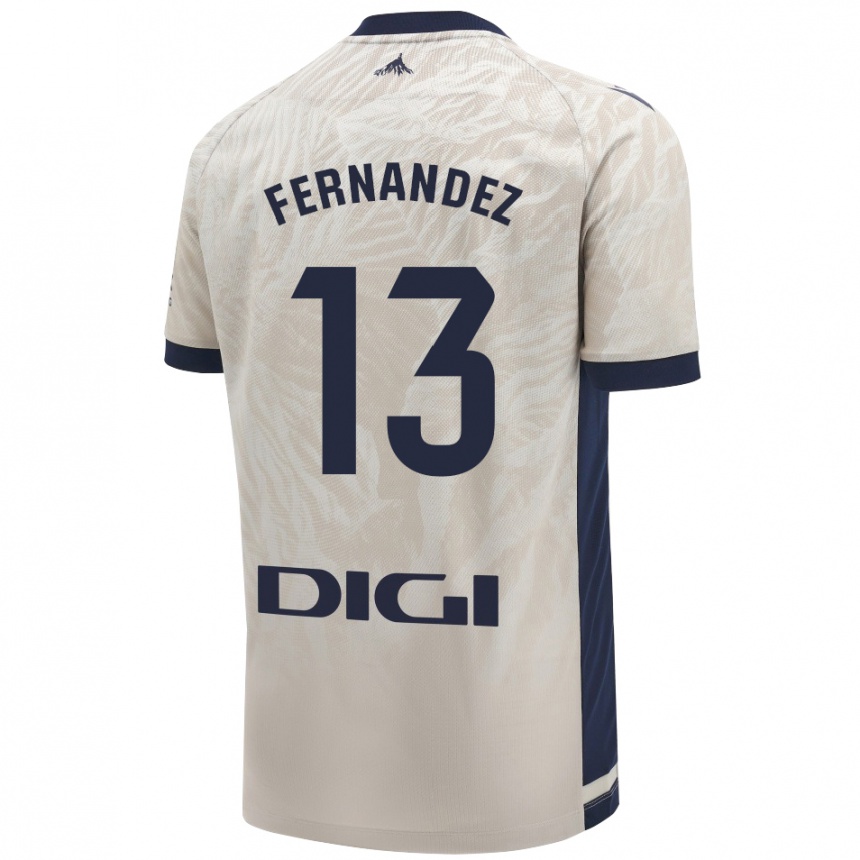 Niño Fútbol Camiseta Aitor Fernández #13 Gris Claro 2ª Equipación 2024/25