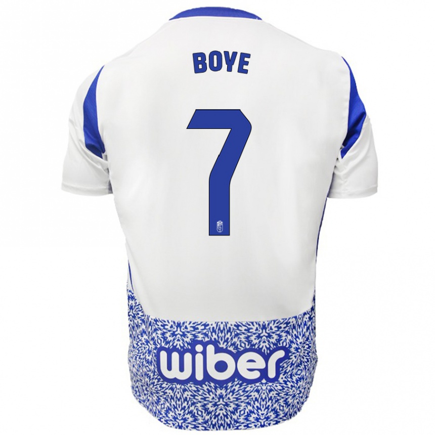 Niño Fútbol Camiseta Lucas Boyé #7 Blanco Azul 2ª Equipación 2024/25