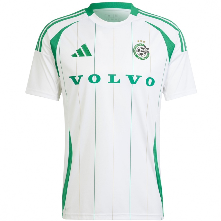 Niño Fútbol Camiseta Gadi Kinda #6 Blanco Verde 2ª Equipación 2024/25