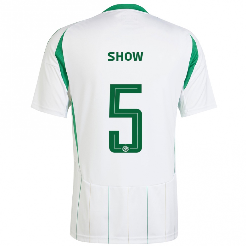 Niño Fútbol Camiseta Show #5 Blanco Verde 2ª Equipación 2024/25