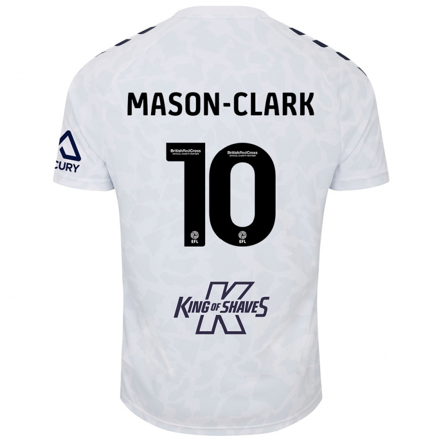 Niño Fútbol Camiseta Ephron Mason-Clark #10 Blanco 2ª Equipación 2024/25