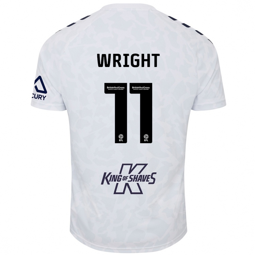 Niño Fútbol Camiseta Haji Wright #11 Blanco 2ª Equipación 2024/25