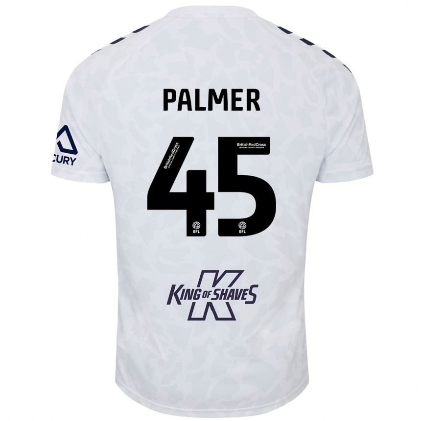 Niño Fútbol Camiseta Kasey Palmer #45 Blanco 2ª Equipación 2024/25