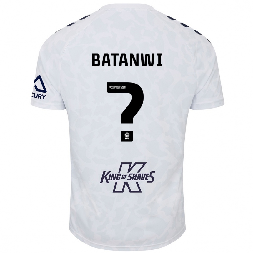 Niño Fútbol Camiseta Tristen Batanwi #0 Blanco 2ª Equipación 2024/25