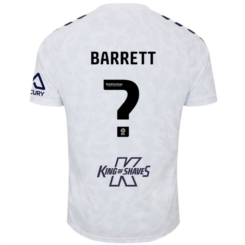 Niño Fútbol Camiseta Marlow Barrett #0 Blanco 2ª Equipación 2024/25