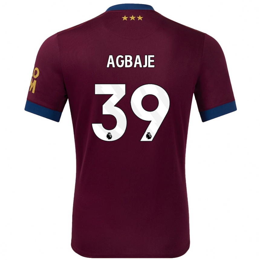 Niño Fútbol Camiseta Edwin Agbaje #39 Marrón 2ª Equipación 2024/25