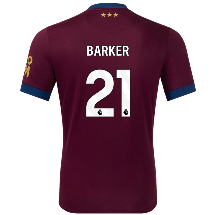 Niño Fútbol Camiseta Maisy Barker #21 Marrón 2ª Equipación 2024/25